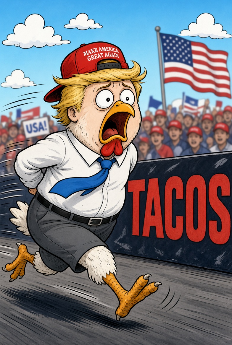 TACO — Trump Always Chickens Out